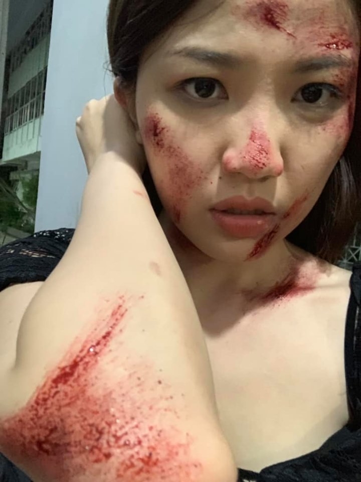 Hoa hồng trên ngực trái: Thái vào trại giam, Trà bị đánh dập mặt hoa hong tren nguc trai thai vao trai giam tra bi danh dap mat