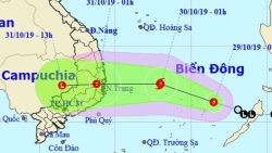 bao so 5 suy yeu thanh ap thap nhiet doi mien trung mua rat lon