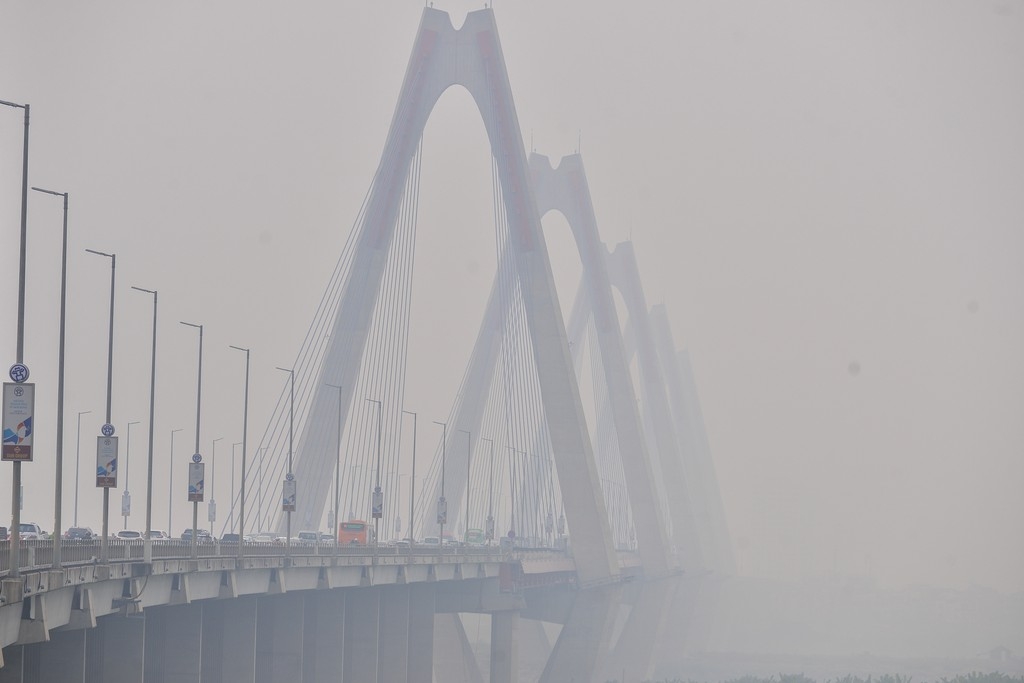 ha noi o nhiem khong khi tong cuc moi truong ra canh bao muc cao nhat