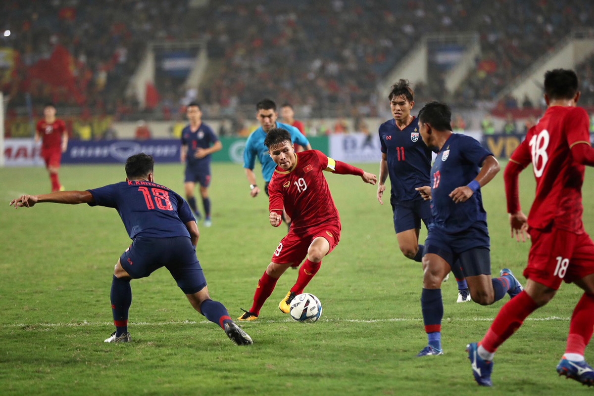 Hòa Thái Lan, tuyển Việt Nam vẫn thăng hạng trên bảng xếp hạng FIFA hoa thai lan tuyen viet nam van thang hang tren bang xep hang fifa