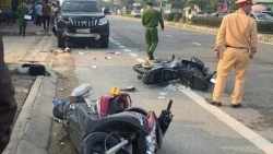 tai nan giao thong lien hoan giua 7 o to cau thanh tri tac nghen