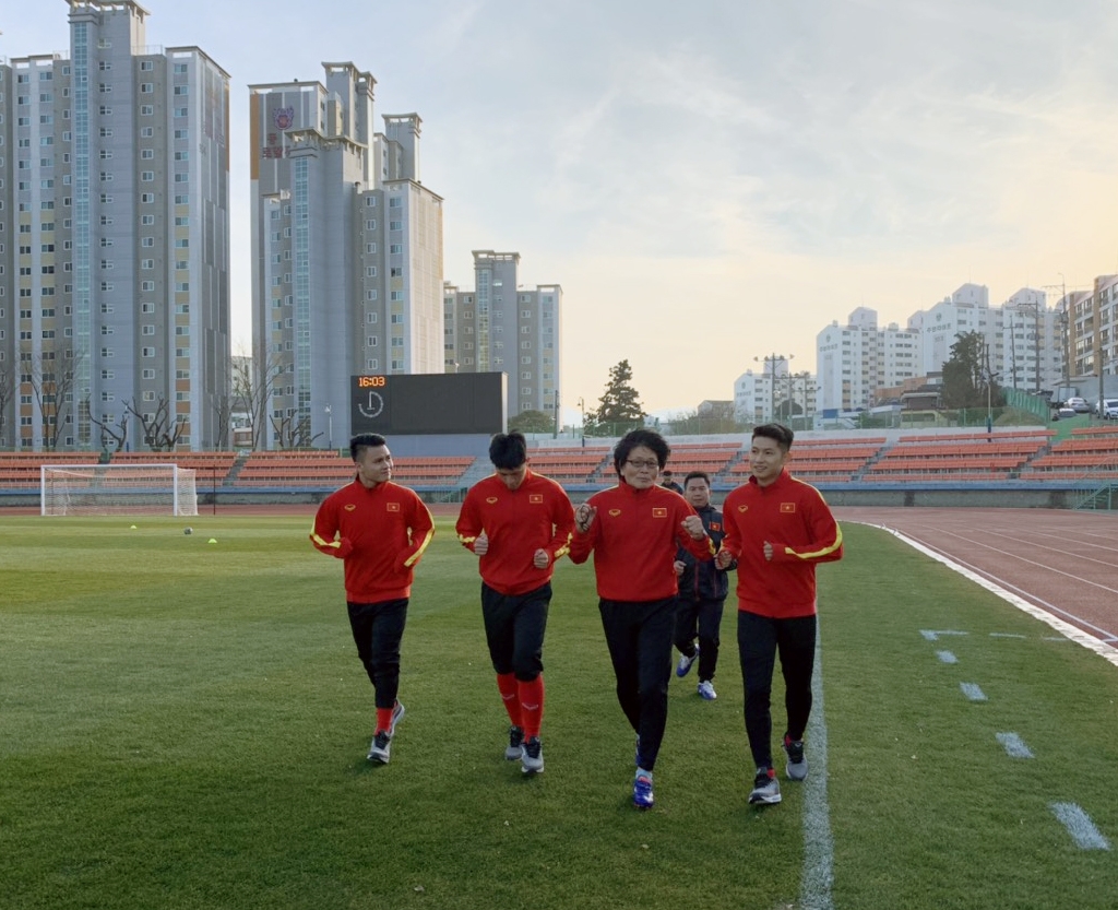 u23 viet nam luyen tap trong thoi tiet duoi 10 do c o han quoc