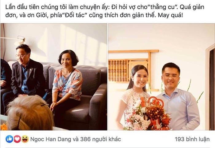 Hoa hậu Ngọc Hân bí mật làm đám hỏi với bạn trai hoa hau ngoc han bi mat lam dam hoi voi ban trai