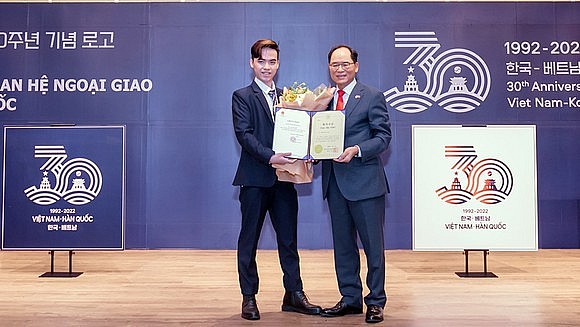Logo Marking 30th Anniversary of Vietnam-RoK Relations Announced Logo Marking 30th Anniversary of Vietnam-RoK Relations Announced