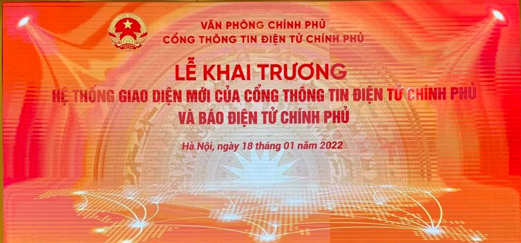 Cổng Thông tin điện tử Chính phủ, Báo Điện tử Chính phủ khai trương hệ thống giao diện mới, vận hành tòa soạn hội tụ - Ảnh 1. Cổng Thông tin điện tử Chính phủ, Báo Điện tử Chính phủ khai trương hệ thống giao diện mới, vận hành tòa soạn hội tụ - Ảnh 1.