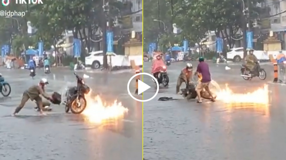 Ba người đàn ông dùng nước dập lửa và cái kết 'khó tin' Ba người đàn ông dùng nước dập lửa và cái kết 'khó tin'