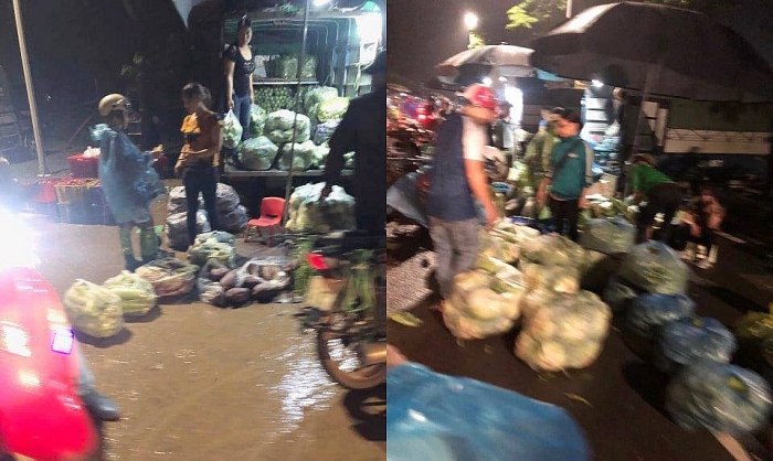 Giải tán chợ trái phép 365, ai dẫn tiểu thương đi "họp chui"? giai tan cho trai phep 365 ai dan tieu thuong di hop chui
