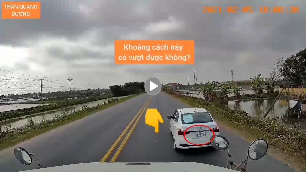 Nghi vấn “chim mồi” bẫy hàng loạt xe đè vạch tại Thái Bình Nghi vấn “chim mồi” bẫy hàng loạt xe đè vạch tại Thái Bình