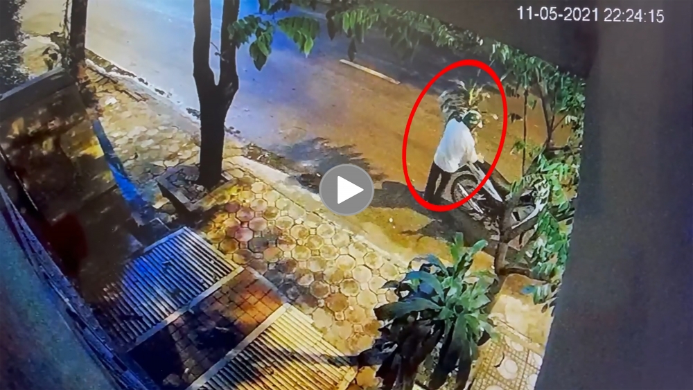 Ngán ngẩm thanh niên nửa đêm đi lấy trộm cây cảnh Ngán ngẩm thanh niên nửa đêm đi lấy trộm cây cảnh