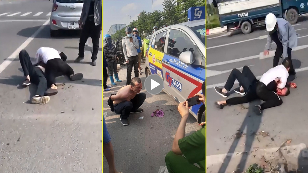 Tài xế taxi vật lộn với tên cướp đang bị truy nã Tài xế taxi vật lộn với tên cướp đang bị truy nã