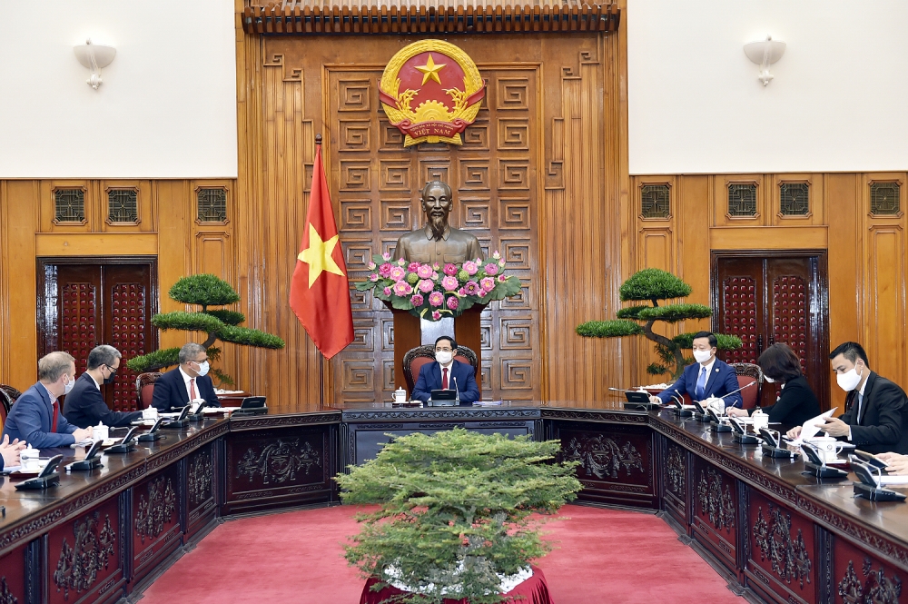 Thủ tướng Chính phủ Phạm Minh Chính tiếp Chủ tịch COP26 Thủ tướng Chính phủ Phạm Minh Chính tiếp Chủ tịch COP26