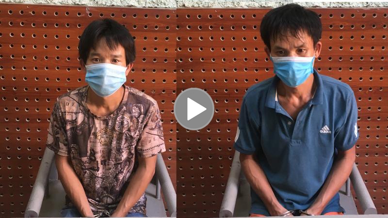 Bênh con trai trốn cách ly đi thả diều, bố và chú cầm dao 