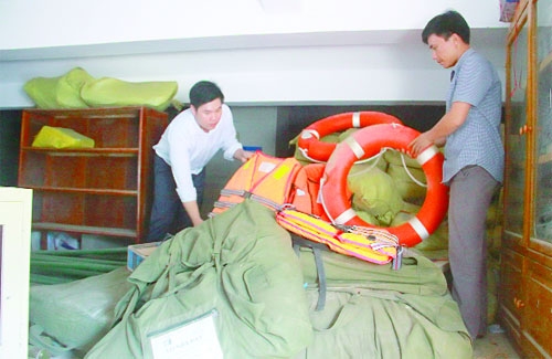 Tổ chức hướng dẫn sử dụng trang thiết bị chuyên dùng phòng chống thiên tai hiệu quả Tổ chức hướng dẫn sử dụng trang thiết bị chuyên dùng phòng chống thiên tai hiệu quả