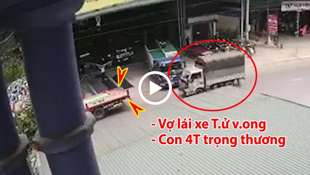 Tông vào đuôi xe dừng đỗ, gia đình tài xế ô tô tải thương vong Tông vào đuôi xe dừng đỗ, gia đình tài xế ô tô tải thương vong