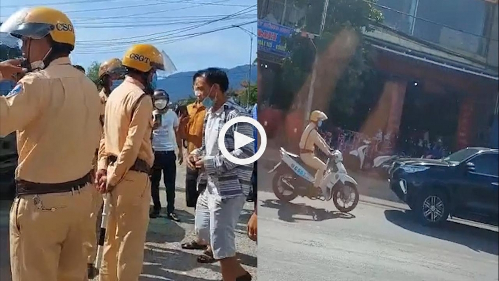 Vi phạm giao thông, tài xế cho xe lùi tốc độ cao trên QL1 Vi phạm giao thông, tài xế cho xe lùi tốc độ cao trên QL1