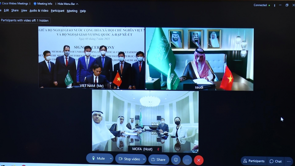 Bộ Ngoại giao Việt Nam - Saudi Arabia ký Bản ghi nhớ về tham vấn chính trị Bộ Ngoại giao Việt Nam - Saudi Arabia ký Bản ghi nhớ về tham vấn chính trị