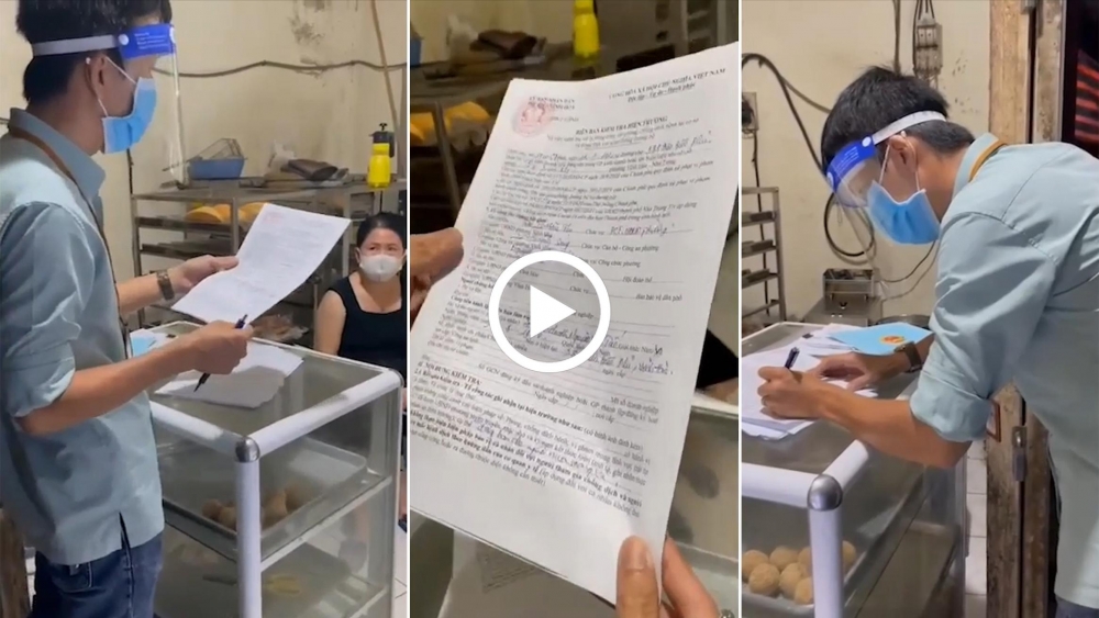 Clip Phó chủ tịch phường ở Khánh Hòa từng đến tận lò bánh mì xử phạt Clip Phó chủ tịch phường ở Khánh Hòa từng đến tận lò bánh mì xử phạt