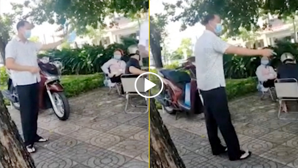Vi phạm phòng dịch, người đàn ông xé biên bản rồi phản ứng 