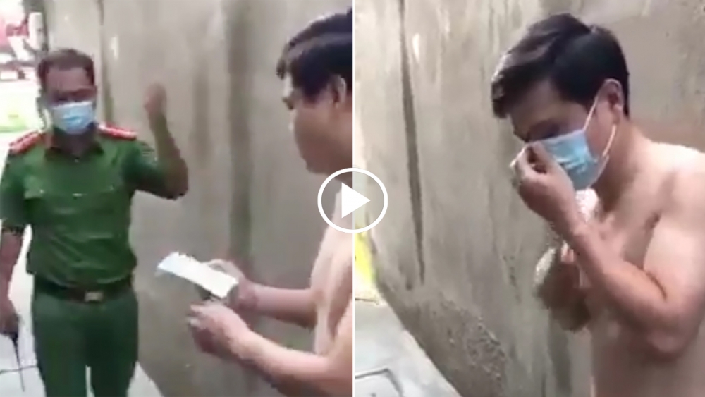 Thanh niên hút thuốc lá ở đầu ngõ trong thời gian giãn cách và cái kết Thanh niên hút thuốc lá ở đầu ngõ trong thời gian giãn cách và cái kết