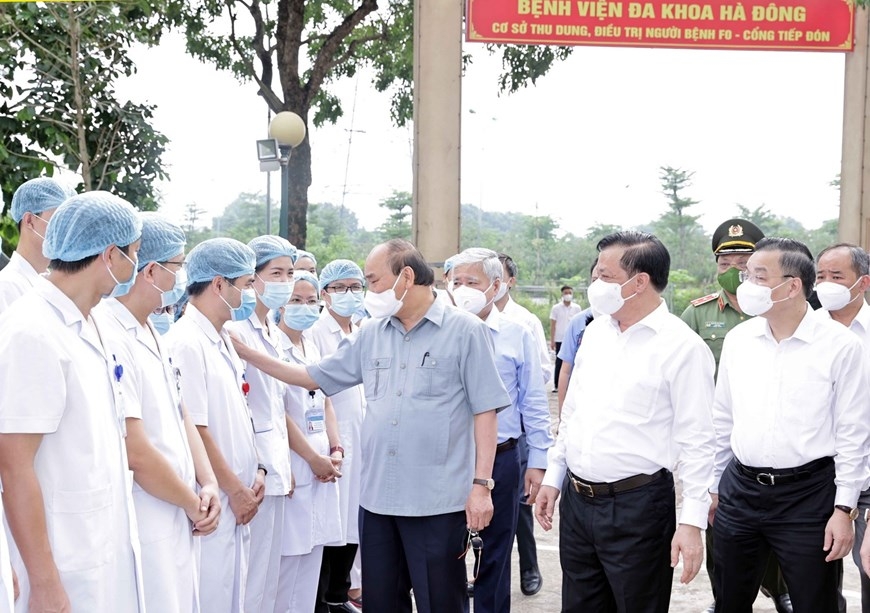 Chủ tịch nước: Không để quá tải bệnh viện, không để bệnh nặng tăng nhanh Chủ tịch nước: Không để quá tải bệnh viện, không để bệnh nặng tăng nhanh