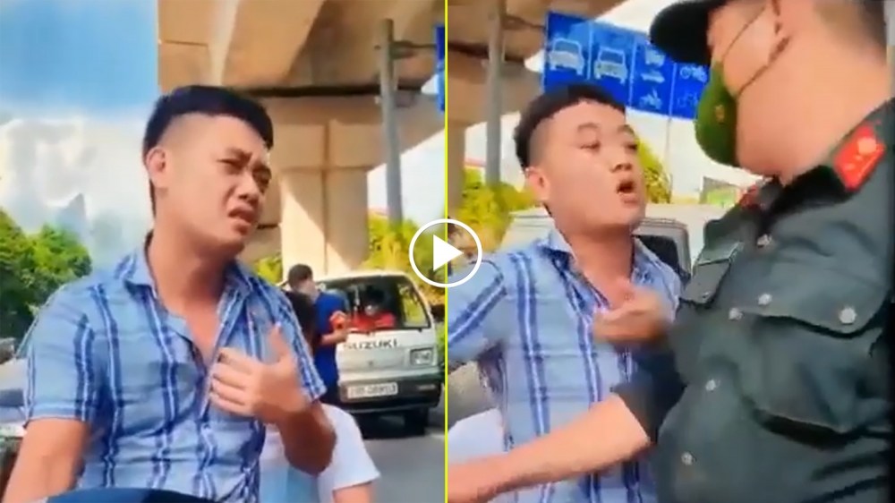 Xử phạt nam thanh niên khiêu khích, Xử phạt nam thanh niên khiêu khích,