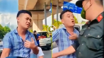 Xử phạt nam thanh niên khiêu khích, 