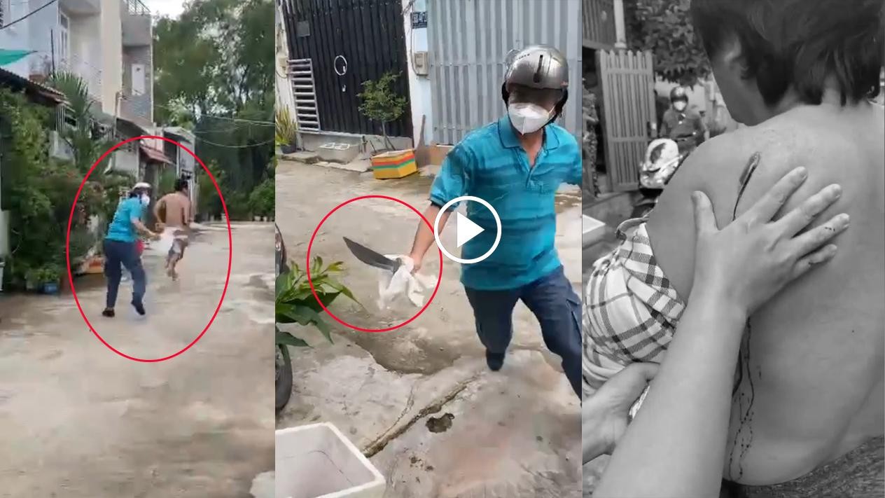 Người đàn ông vô cớ cầm dao rượt đuổi chém trọng thương nhiều người Người đàn ông vô cớ cầm dao rượt đuổi chém trọng thương nhiều người