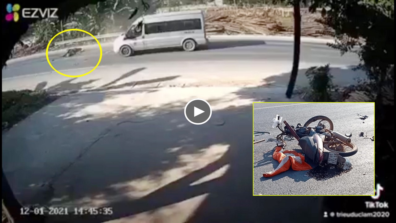 Nam thanh niên bay lộn vòng trên không sau pha lấn làn, Nam thanh niên bay lộn vòng trên không sau pha lấn làn,