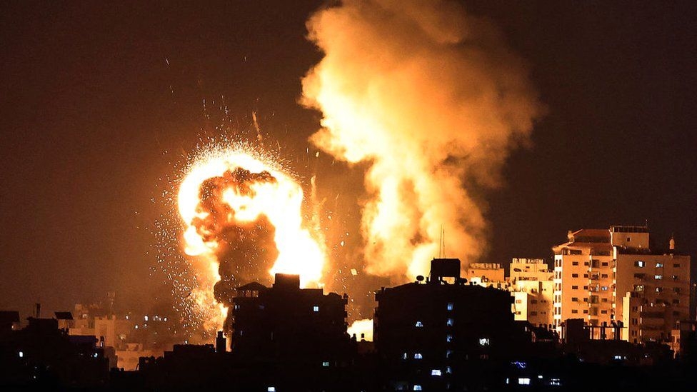 Violence escalated between Palestine and Israel Violence escalated between Palestine and Israel