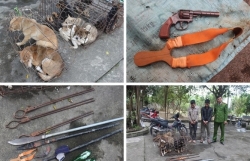thai nguyen truy tim doi tuong chem nguoi phu nu nguy kich tren cau cung