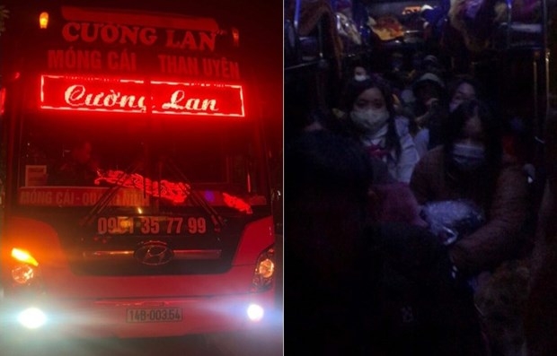 Bị lập biên bản tạm giữ giấy tờ, xe khách vẫn tiếp tục "nhồi nhét" 80 khách bi lap bien ban tam giu giay to xe khach van tiep tuc nhoi nhet 80 khach