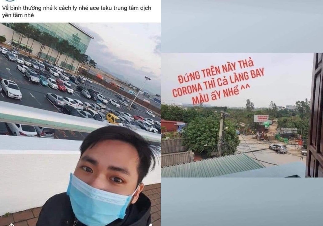 Cách ly nam thanh niên trở về từ Deagu, dọa 'thả corona thì cả làng bay màu' cach ly nam thanh nien tro ve tu deagu doa tha corona thi ca lang bay mau