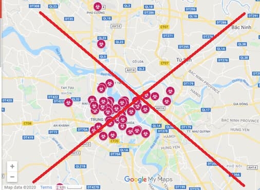 Công an Hà Nội: Bản đồ về dịch Covid-19 là không chính xác cong an ha noi ban do ve dich covid 19 la khong chinh xac