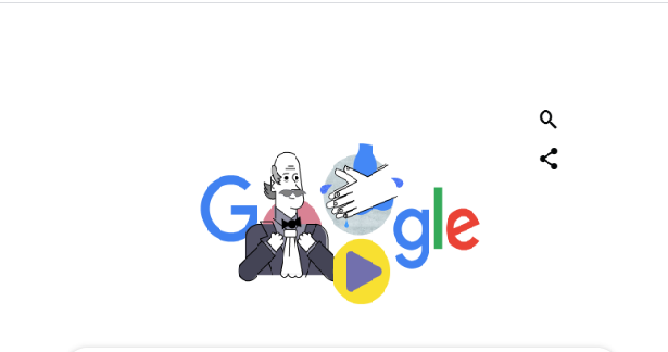 Google Doodle tôn vinh bác sĩ Ignaz Semmelweis và sáng kiến rửa tay cách đây 170 năm google doodle ton vinh bac si ignaz semmelweis va sang kien rua tay cach day 170 nam