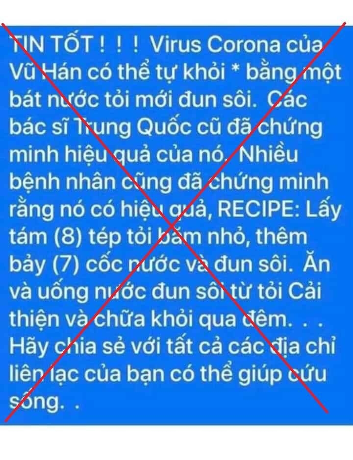 Phạt 12,5 triệu đồng người phụ nữ tung tin chữa Covid-19 bằng tỏi phat 125 trieu dong nguoi phu nu tung tin chua covid 19 bang toi