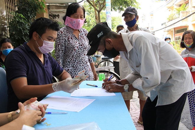 nguoi lao dong phai lam thu tuc gi de nhan tien ho tro do anh huong dich