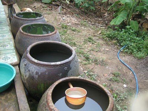 Lu nước chống ngập nguy cơ gây dịch bệnh rất cao lu nuoc chong ngap khong hieu qua ma con co nguy co dich benh xay ra rat cao