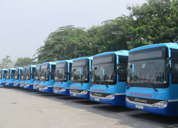 danh sach lo trinh 21 tuyen xe buyt ha noi mo them nam 2019