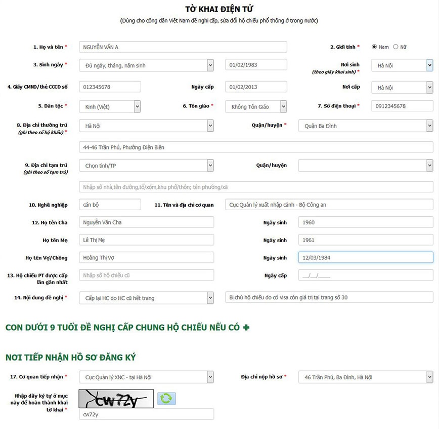 huong dan cach lam ho chieu online don gian nhat