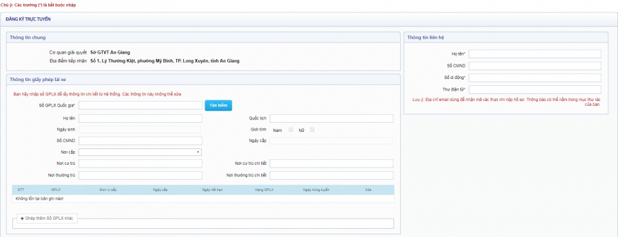 Hướng dẫn các bước đổi Giấy phép lái xe qua mạng chưa đầy 5 phút huong dan cac buoc doi giay phep lai xe qua mang chua day 5 phut
