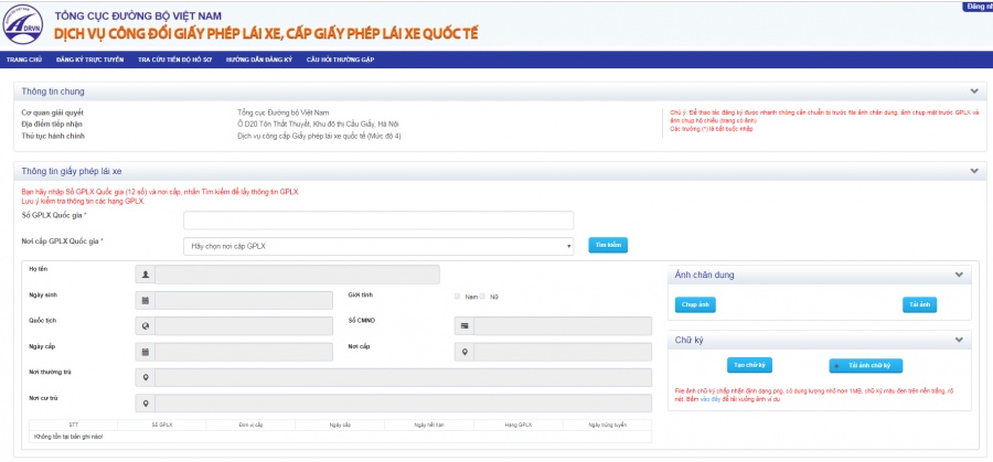 Cách đổi Giấy phép lái xe quốc tế qua mạng cach doi giay phep lai xe quoc te qua mang