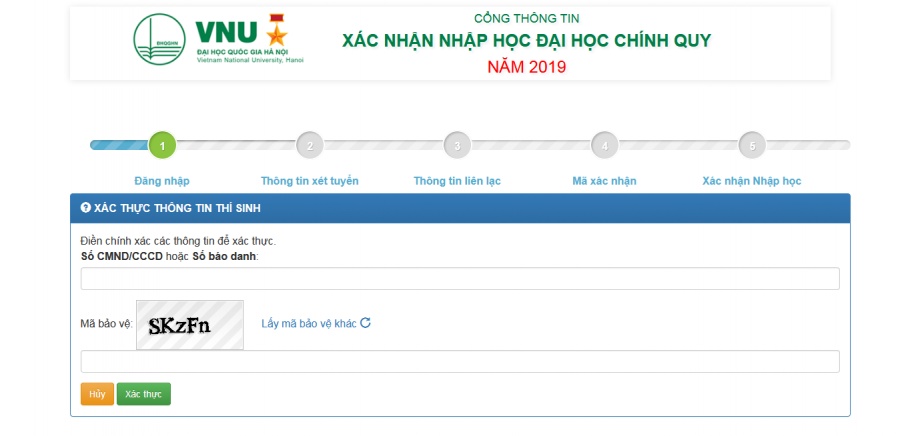 Hướng dẫn nhập học trực tuyến vào ĐH Quốc gia Hà Nội năm 2019 huong dan nhap hoc truc tuyen vao dh quoc gia ha noi nam 2019