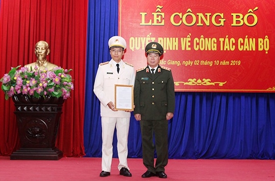 pho cuc truong bo cong an duoc bo nhiem giu chuc giam doc cong an tinh bac giang