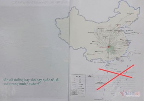 Saigontourist bị phạt 50 triệu đồng vì dùng ấn phẩm có in hình "đường lưỡi bò" saigontourist bi phat 50 trieu dong vi dung an pham co in hinh duong luoi bo