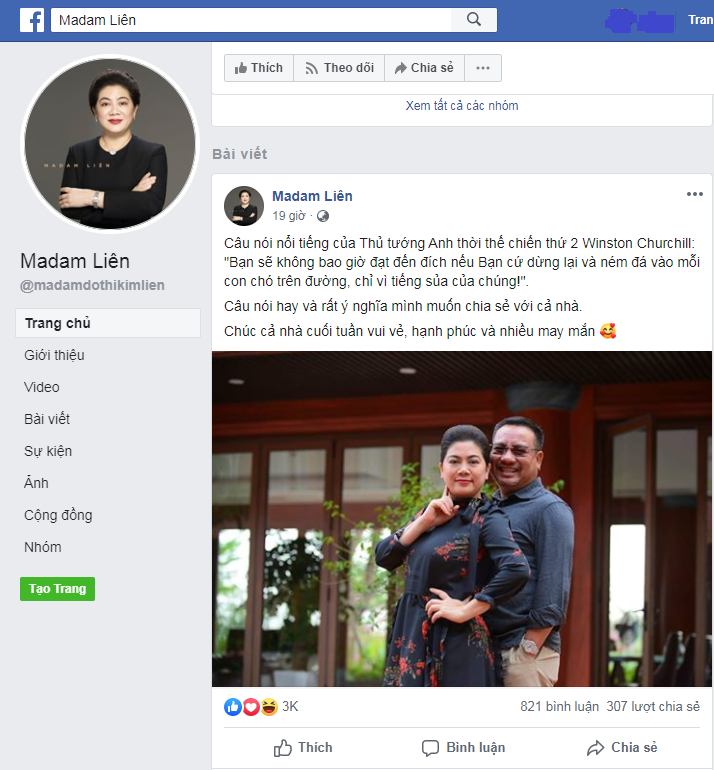 Đăng Facebook "chó sủa trên đường", Shark Liên bị dân mạng ném đá madam lien dang facebook cho sua tren duong shark lien bi dan mang nem da