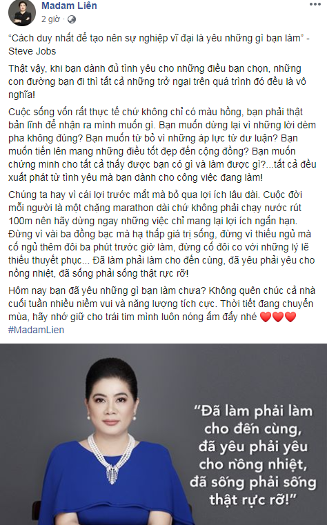 Đăng Facebook "chó sủa trên đường", Shark Liên bị dân mạng ném đá madam lien dang facebook cho sua tren duong shark lien bi dan mang nem da