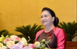 chu tich nguyen thi kim ngan thanh vien aipa can lan toa thong diep doan ket yeu thuong dong vien moi nguoi chong covid 19