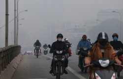 bui min trong o nhiem khong khi o ha noi co the gay ung thu