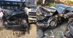 video hai xe may tong nhau nat dau sau cu phong nguoc chieu nhu ten lua cua nam thanh nien