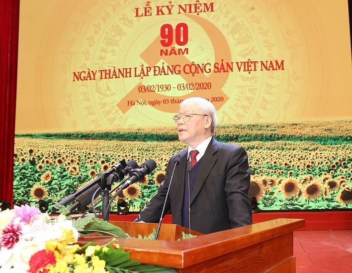 toan van bai phat bieu cua tong bi thu chu tich nuoc nhan ky niem 90 nam ngay thanh lap dang